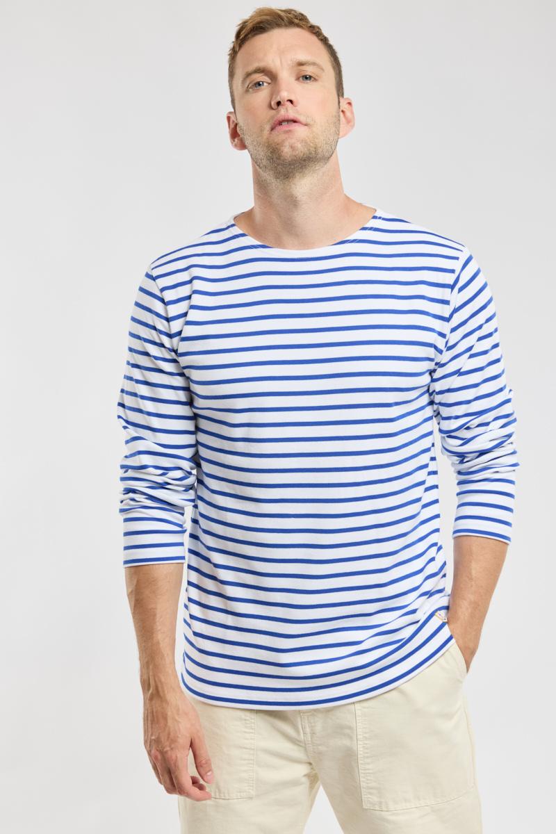 Breton striped shirt thick cotton