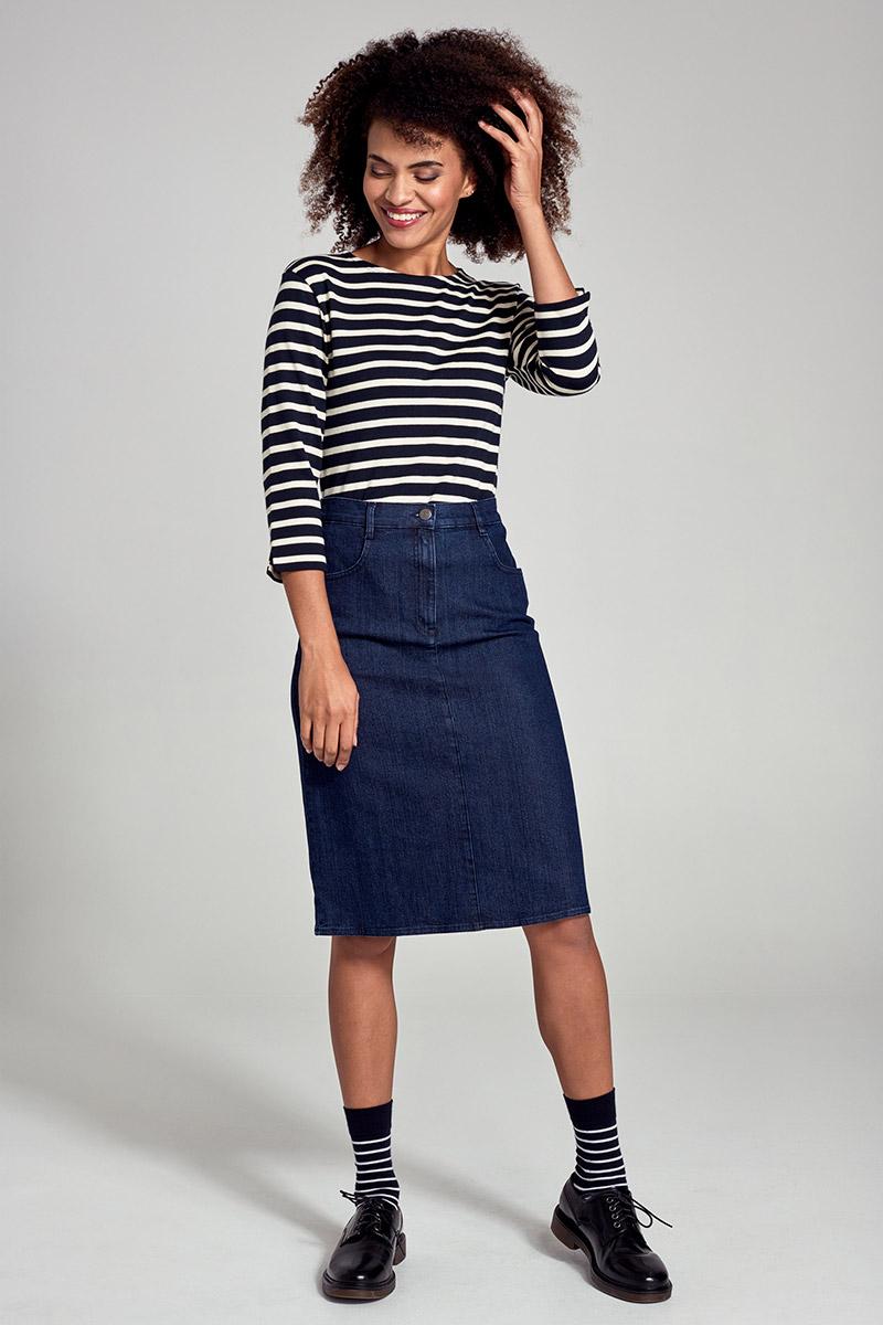 Elastic waist clearance skirt 40