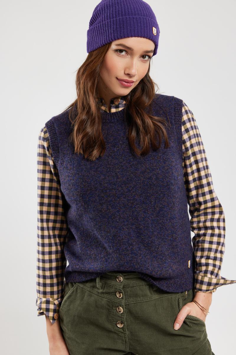 Wool sleeveless jumper clearance