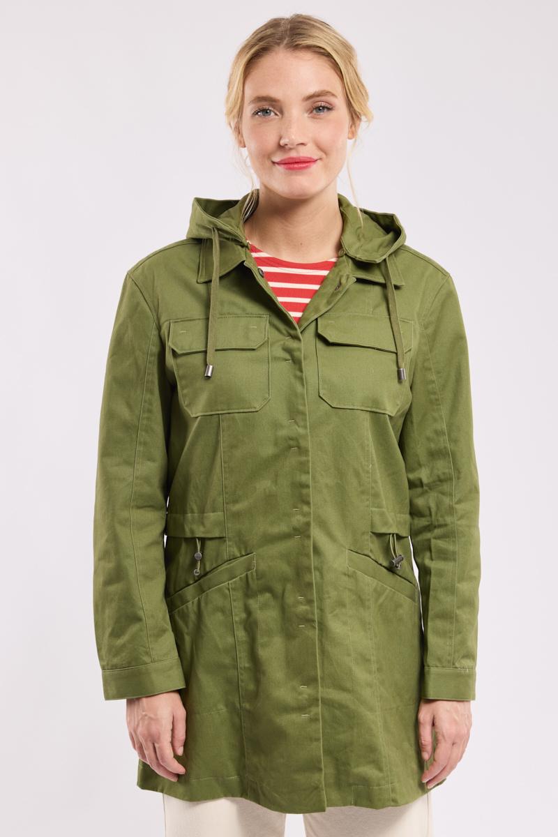 Green safari jacket store