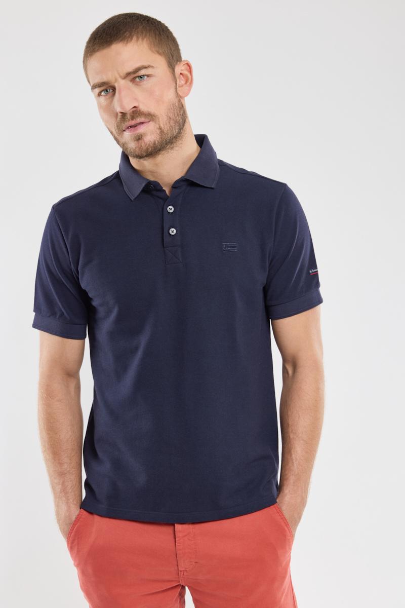 Polo shirt pique cotton