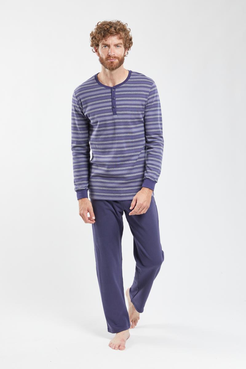 Striped pyjamas thick cotton