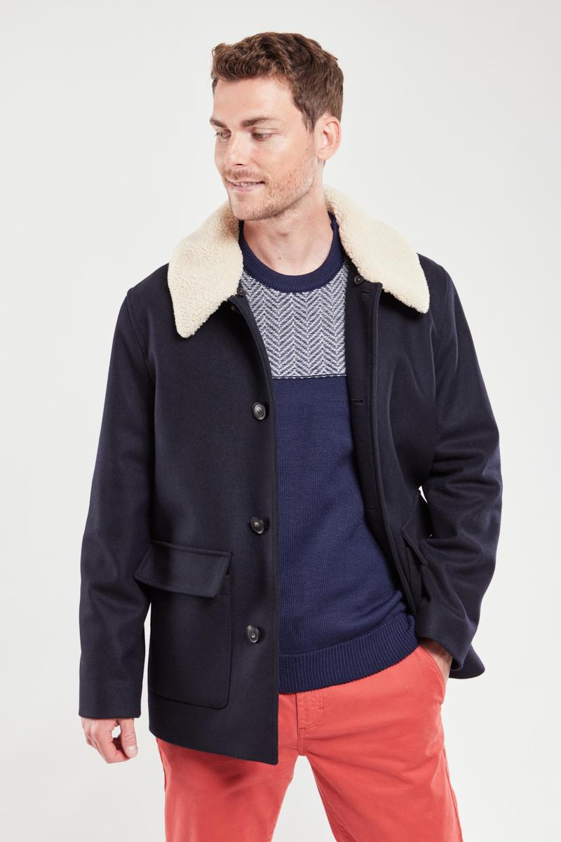 Wool sherpa jacket outlet