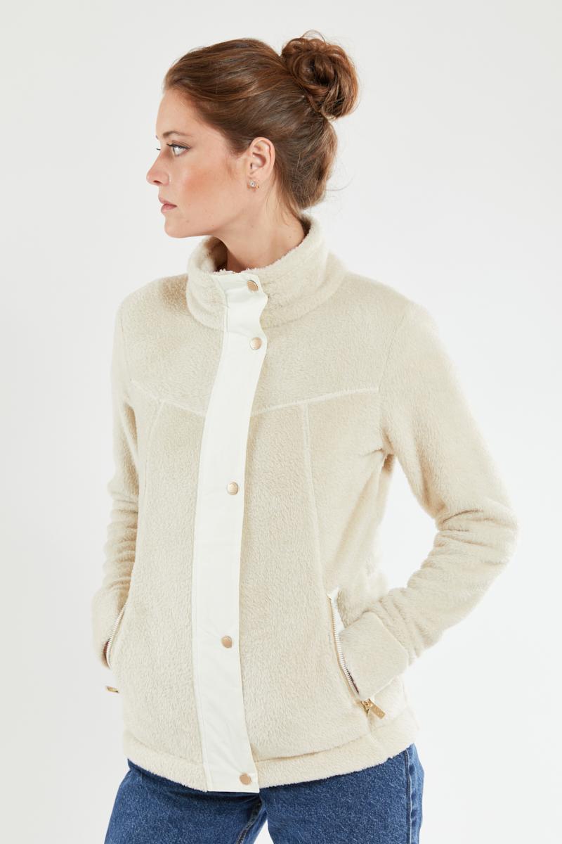 teddy fleece cardigan uk