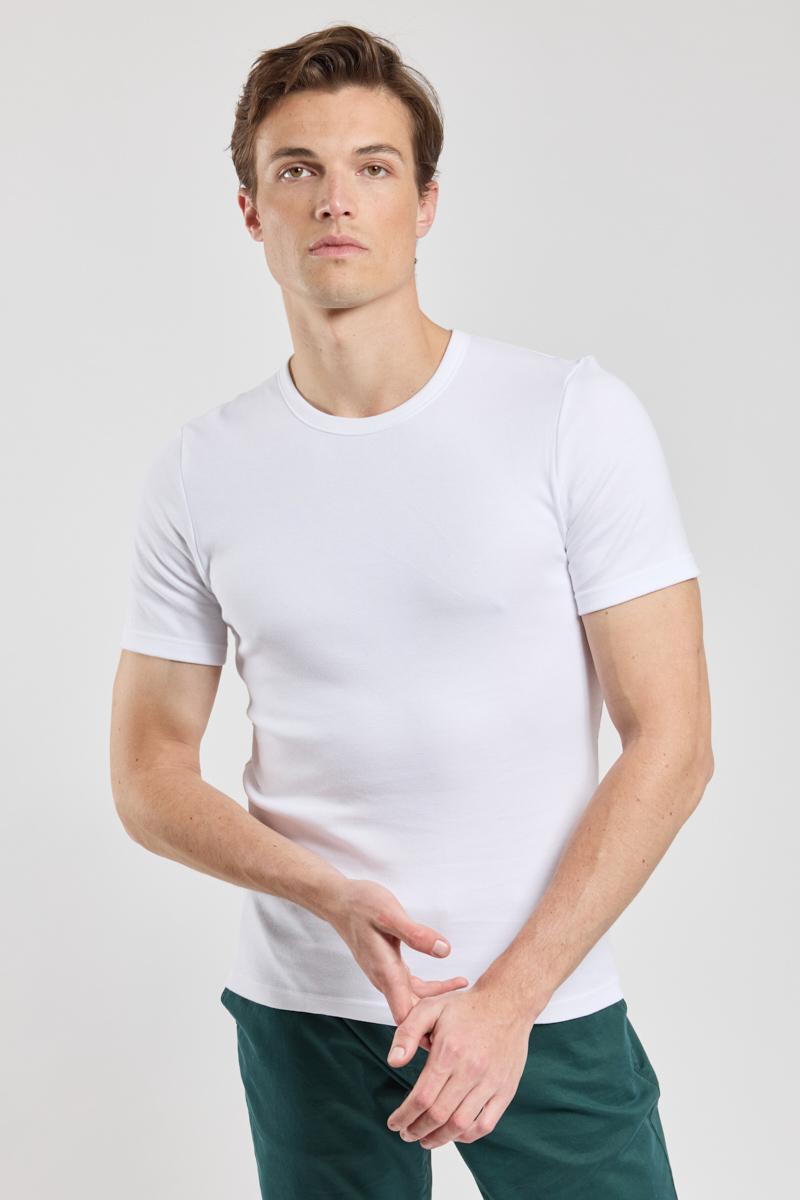 Crew neck T-shirt - thick organic cotton