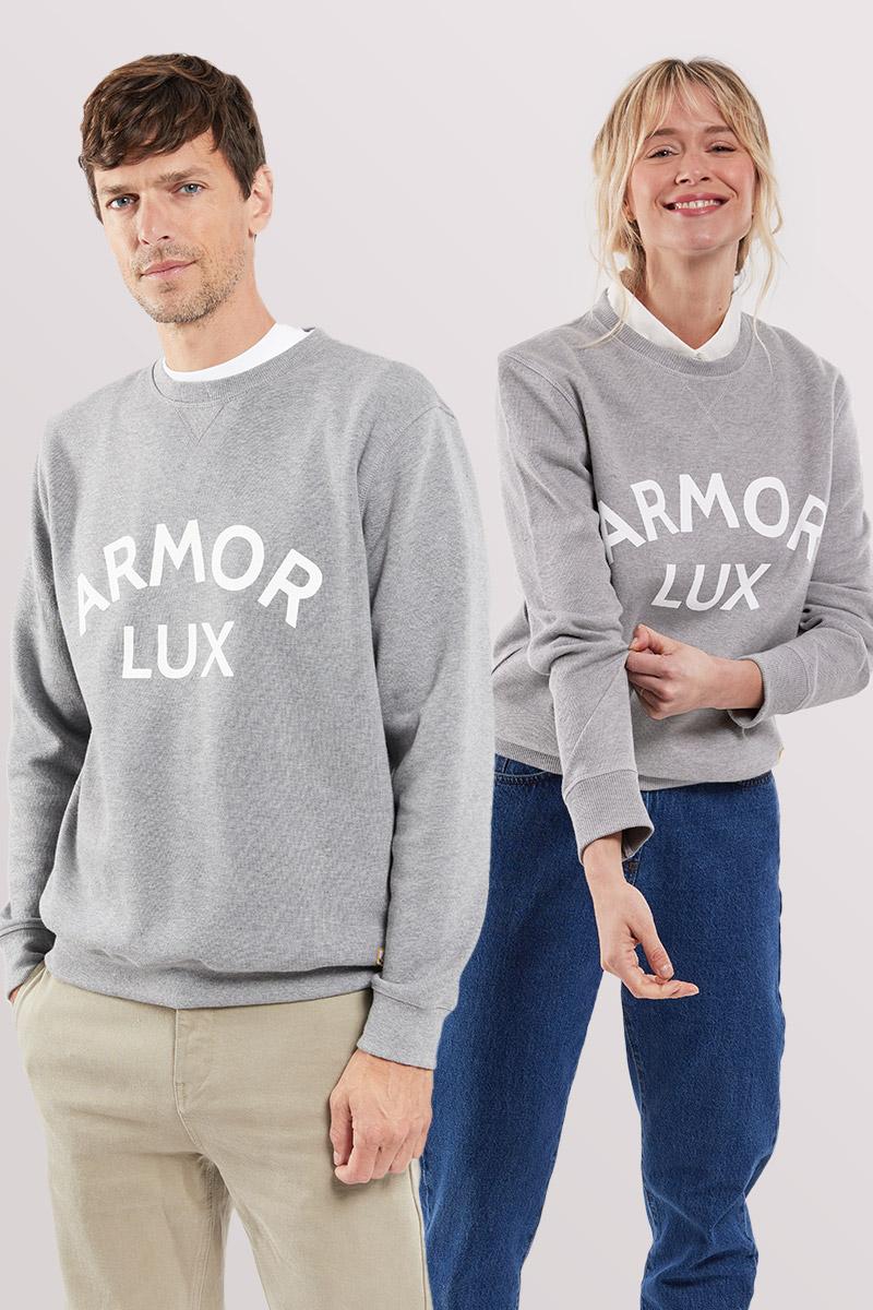 Armor lux unisex sweatshirt cotton