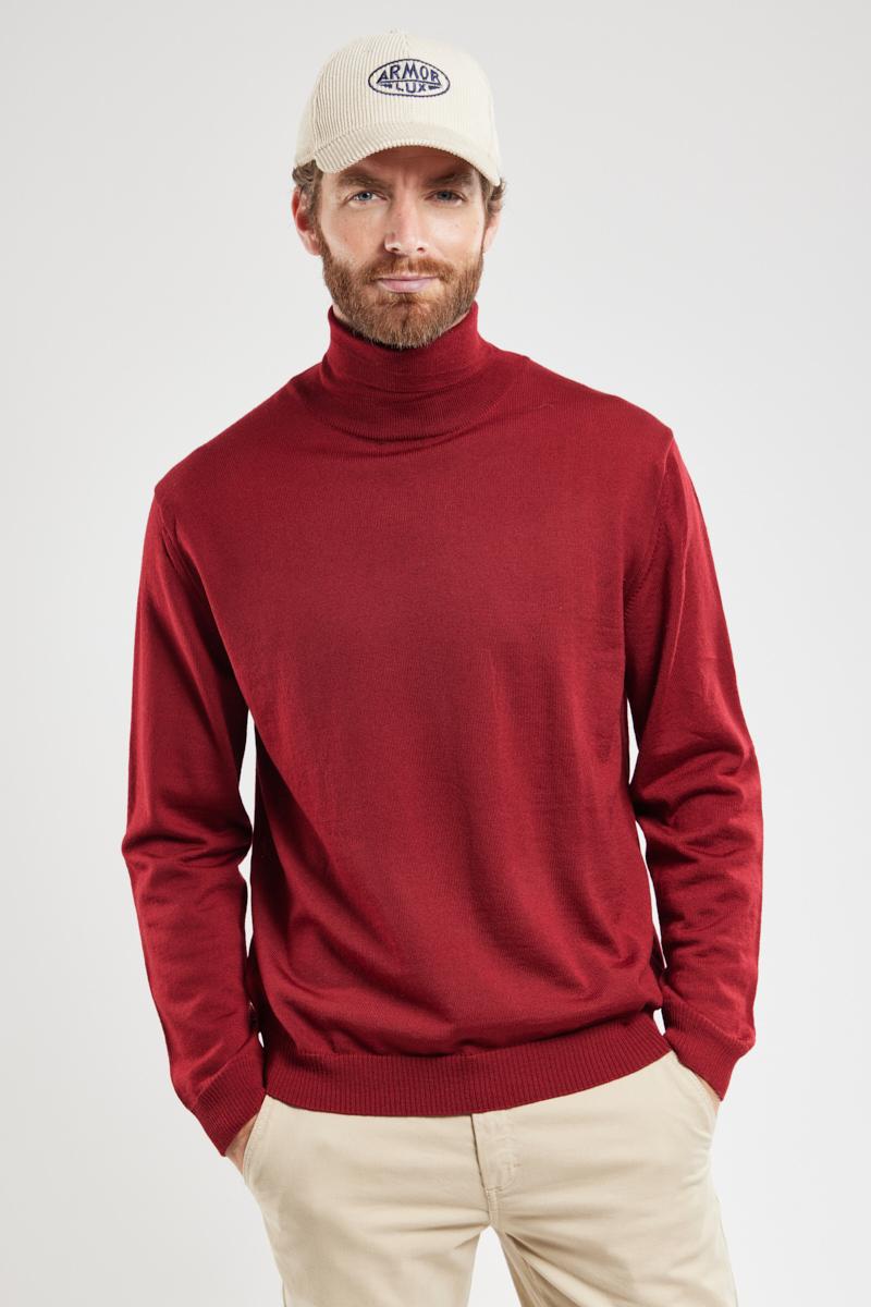 Mens fine knit roll neck jumper best sale