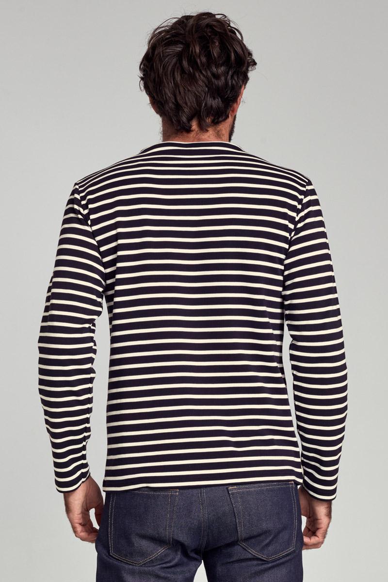 Breton striped shirt thick cotton