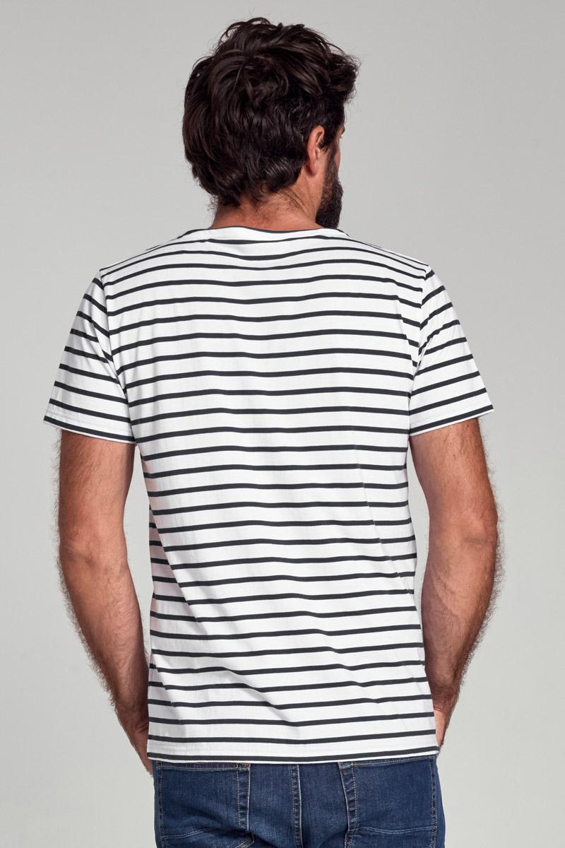 Striped t shirt h hotsell