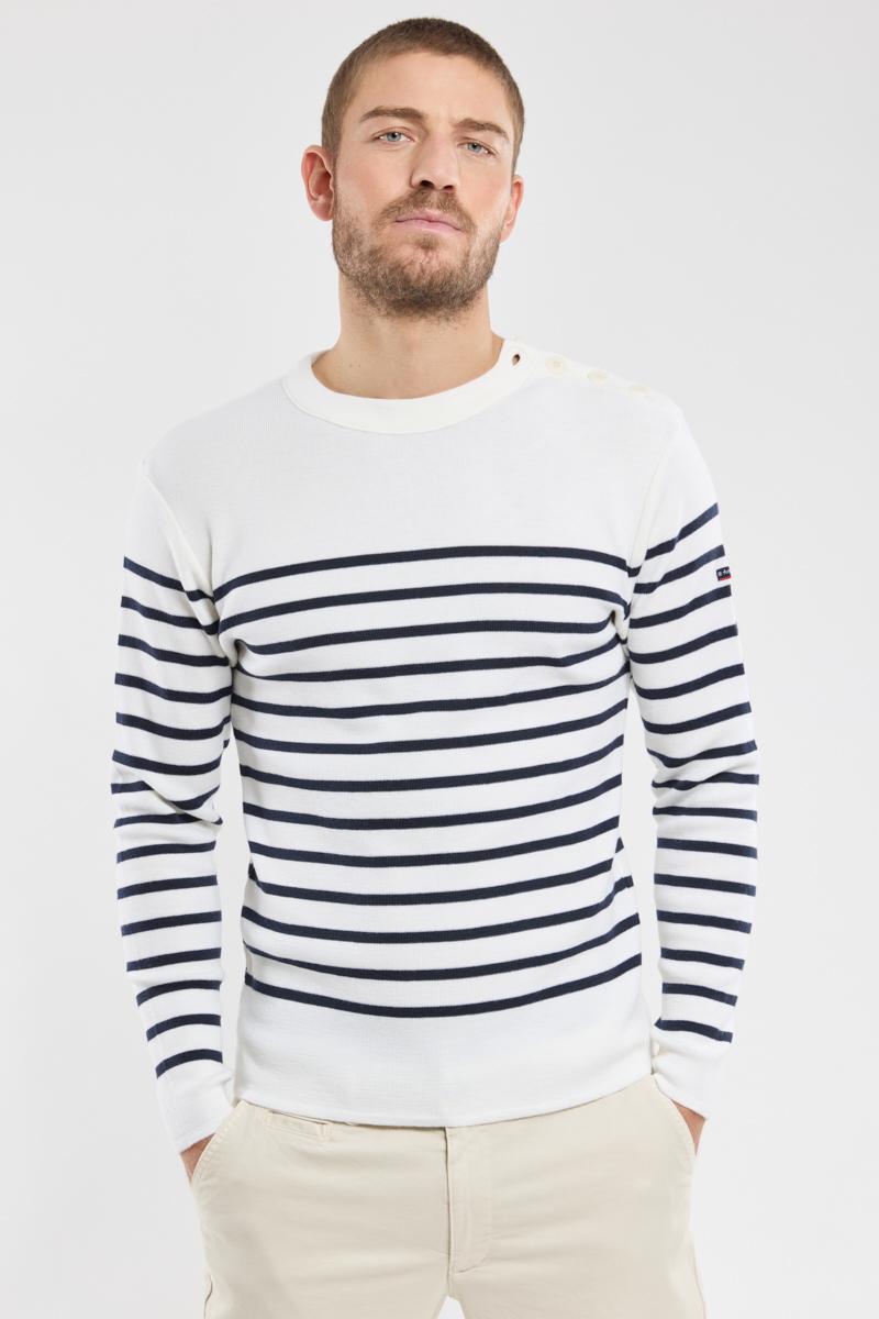 Pull marin homme laine on sale