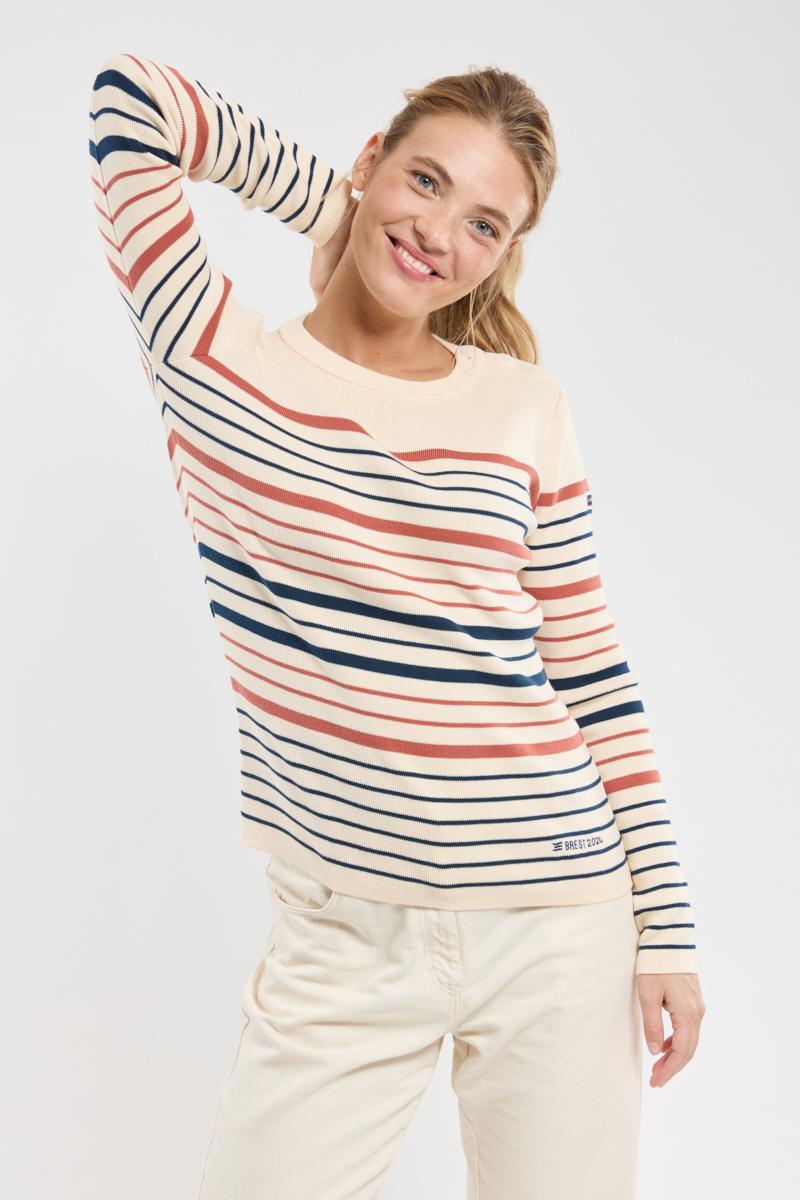 Pull marin raye Femme