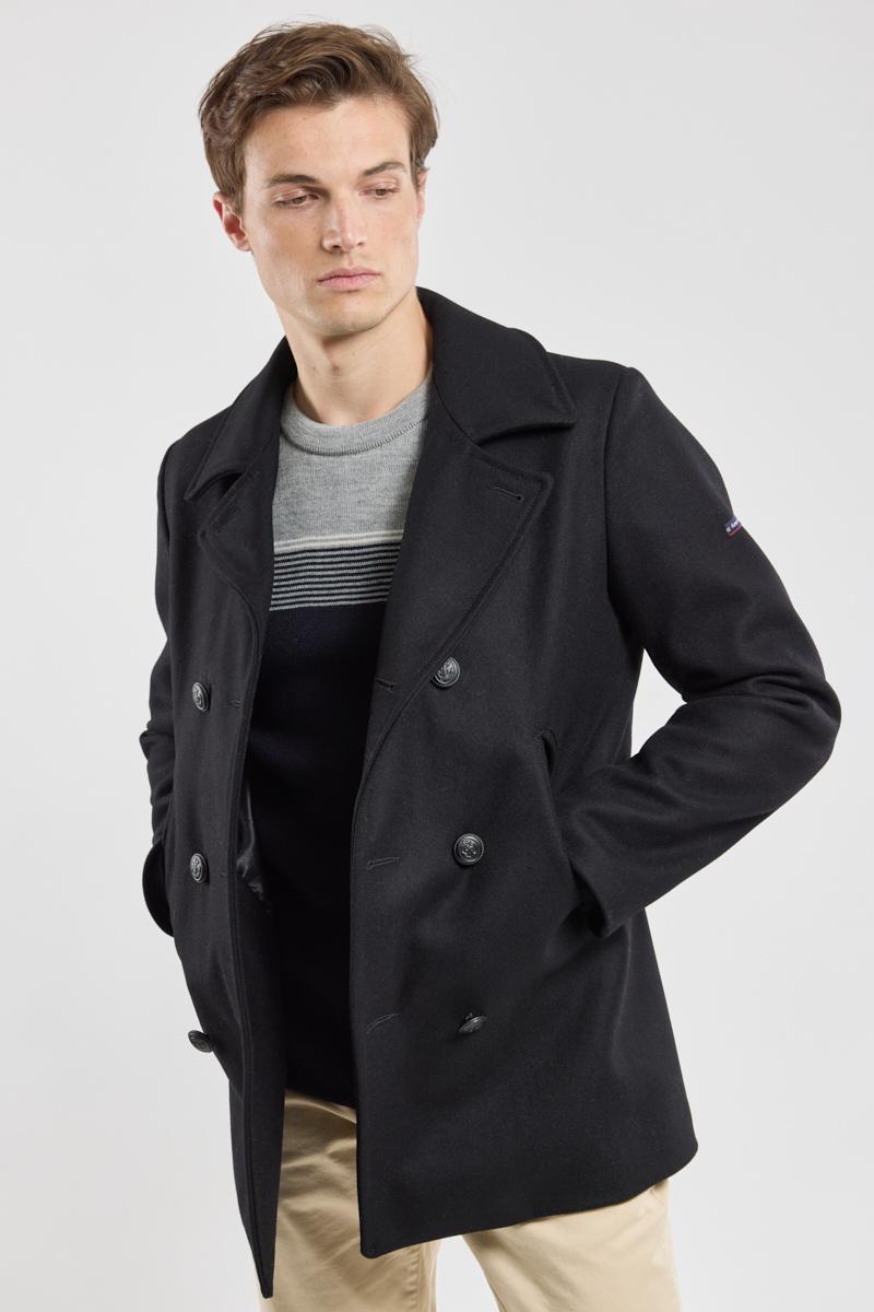 Buttoning a peacoat online