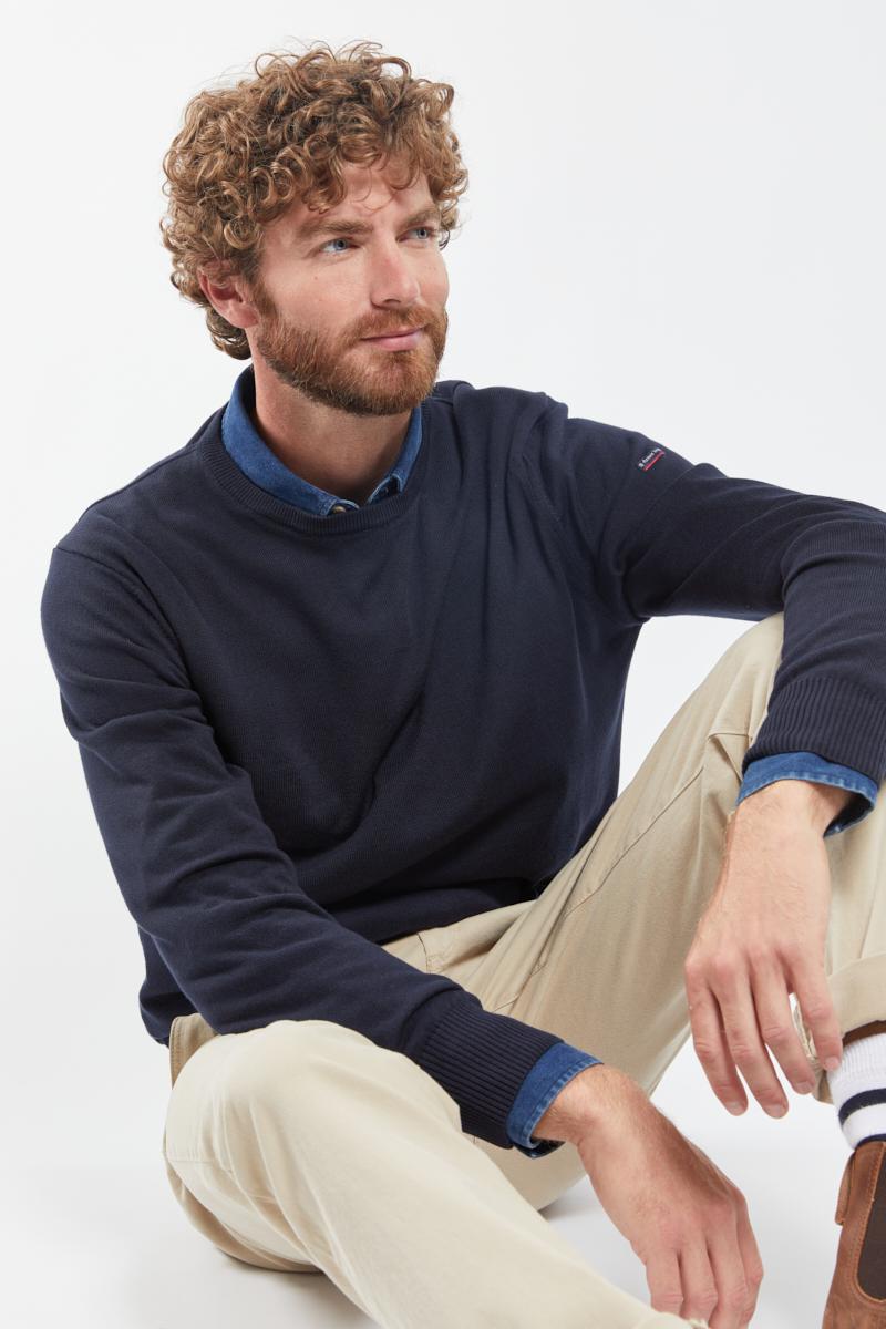 Jumper with blouse 2025 underneath