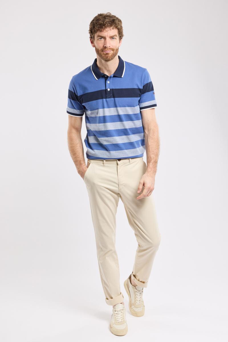 Straight-leg chino - cotton