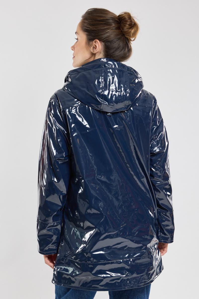 Impermeable ciré noir brillant 2025