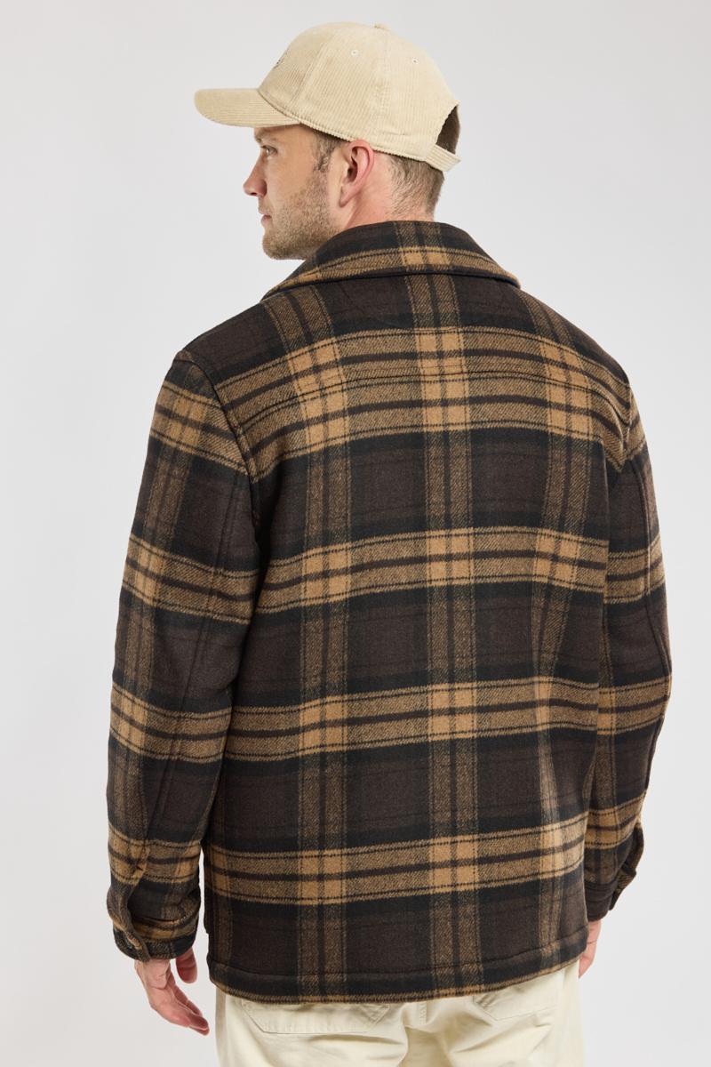 Checked fisherman's jacket - wool