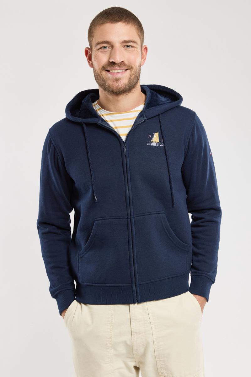 Fleece lined hooded sweatshirt mens new arrivals