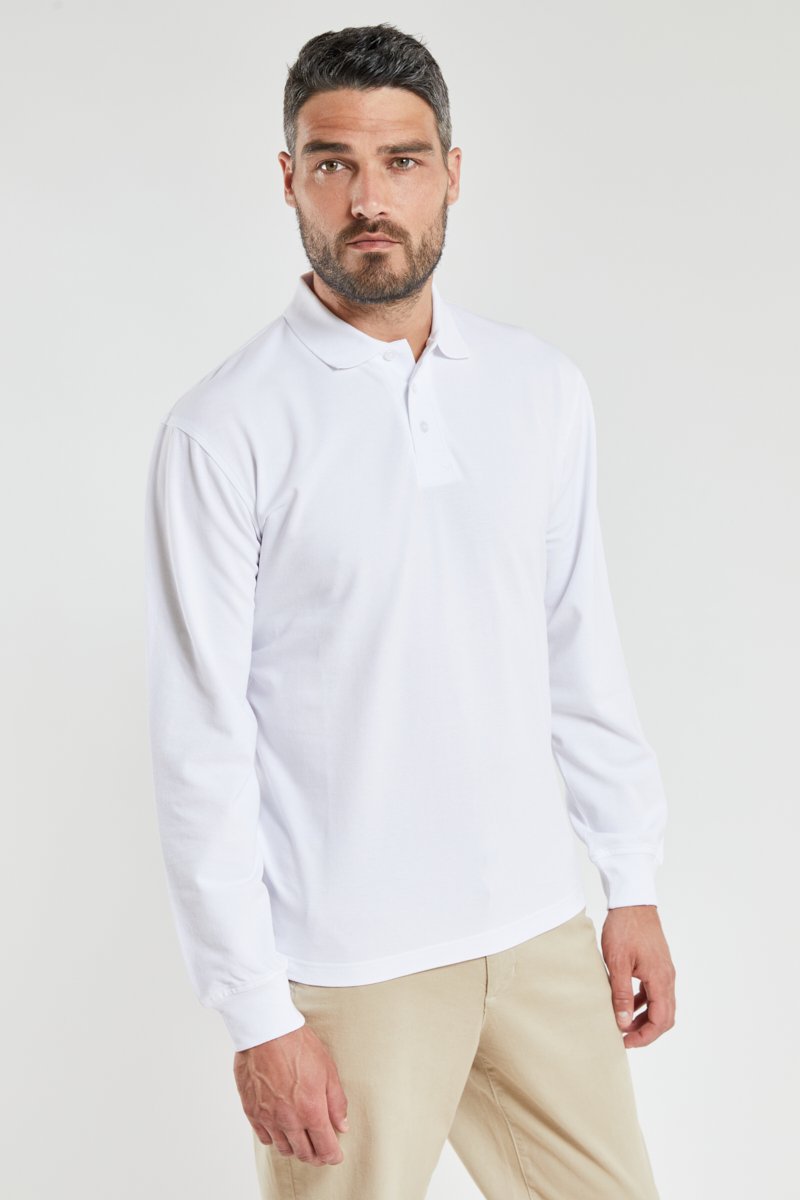 Uneek long outlet sleeve polo shirt