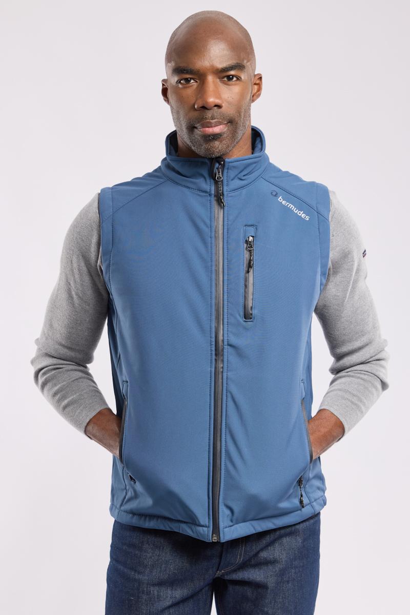 Sleeveless fleece jacket men's on sale