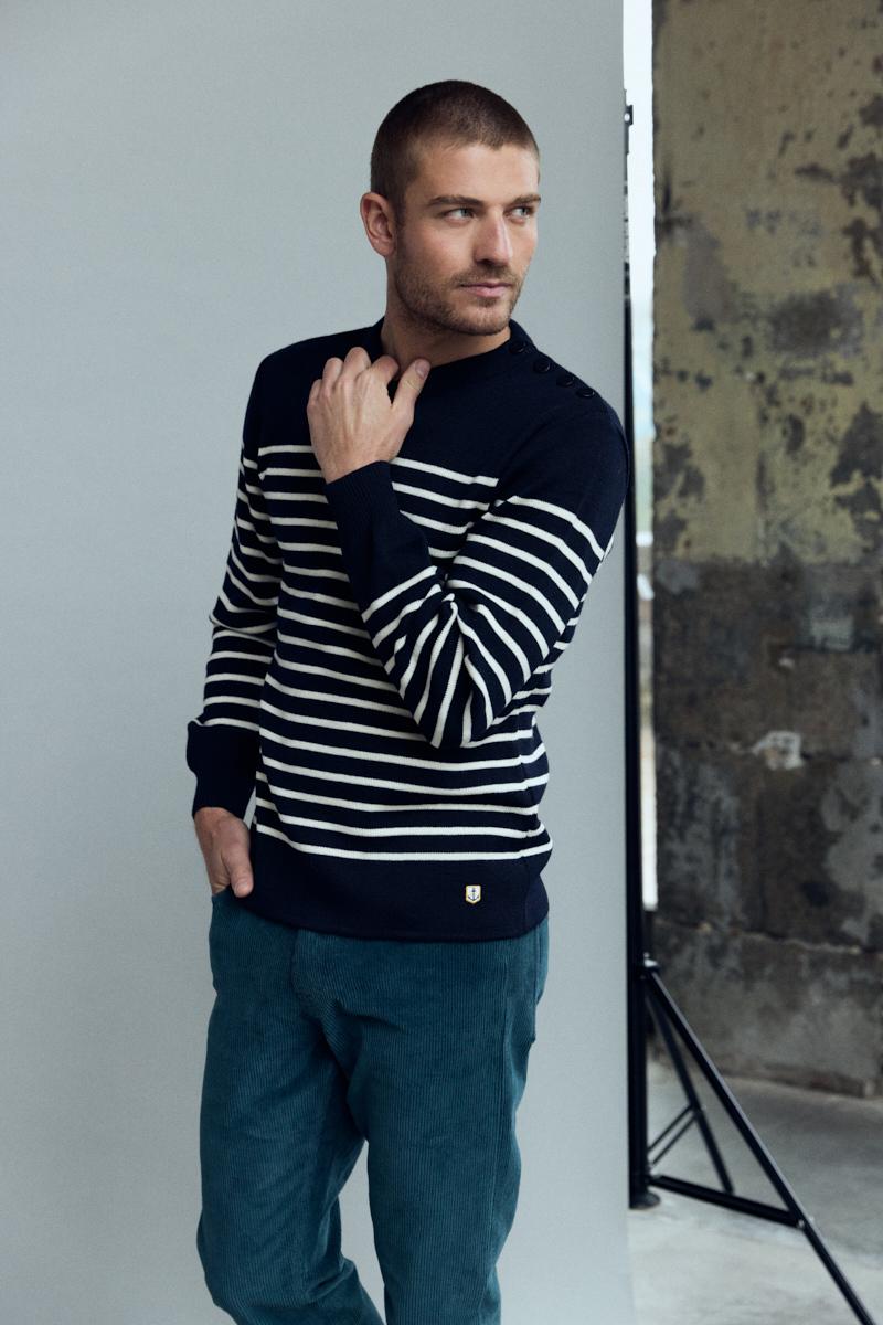 Pull marin Goulenez laine merinos
