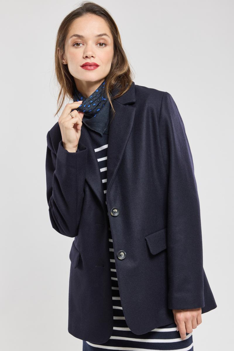 Veste drap de laine femme online