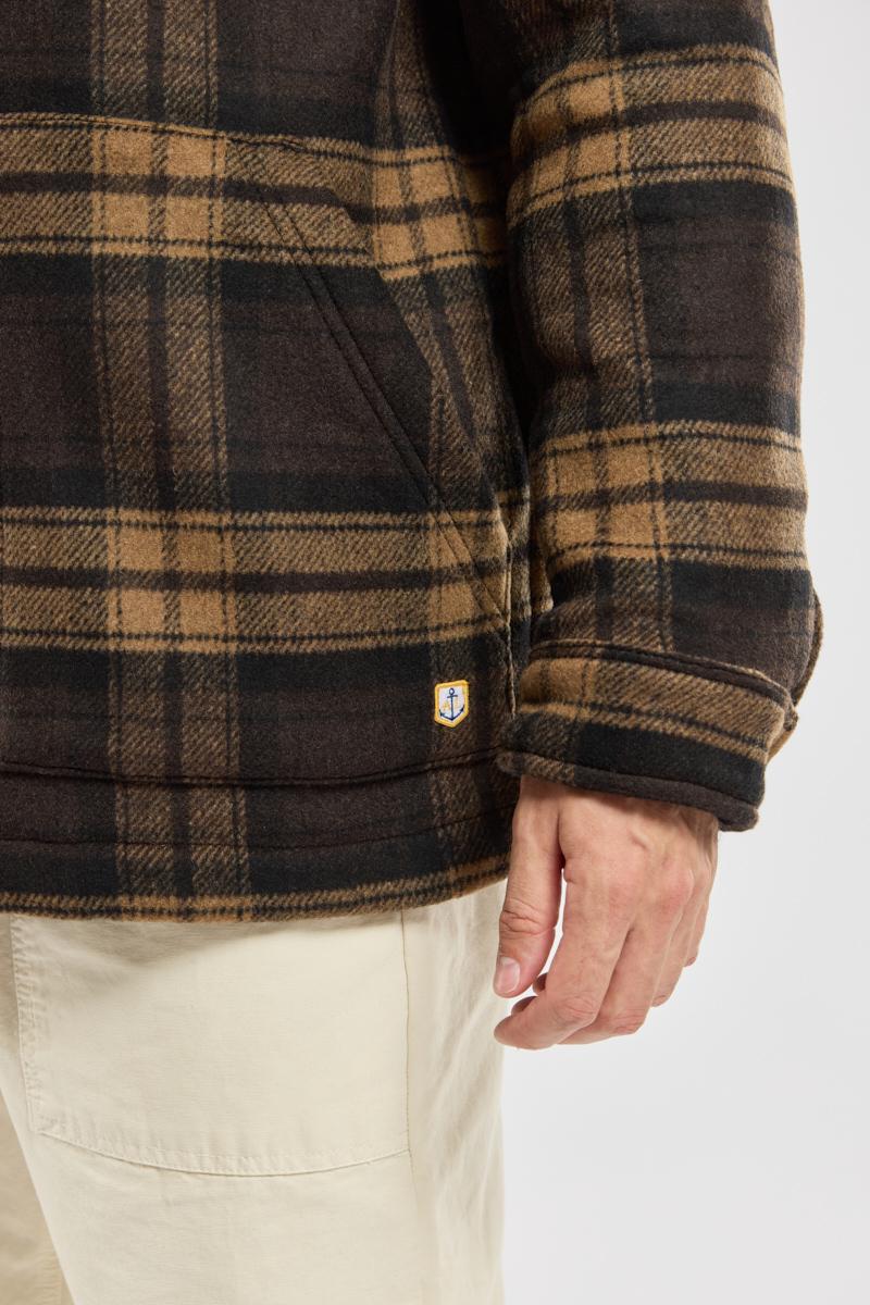 Checked fisherman's jacket - wool