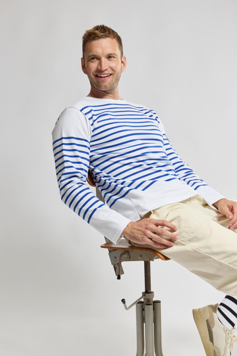 Amiral Long sleeve Breton striped shirt - cotton