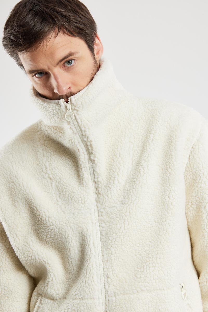 Sherpa fleece with zip
