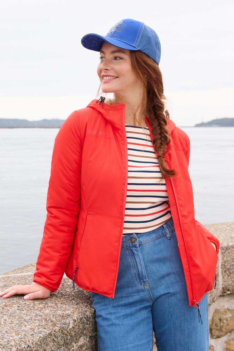 Veste courte deperlante Femme