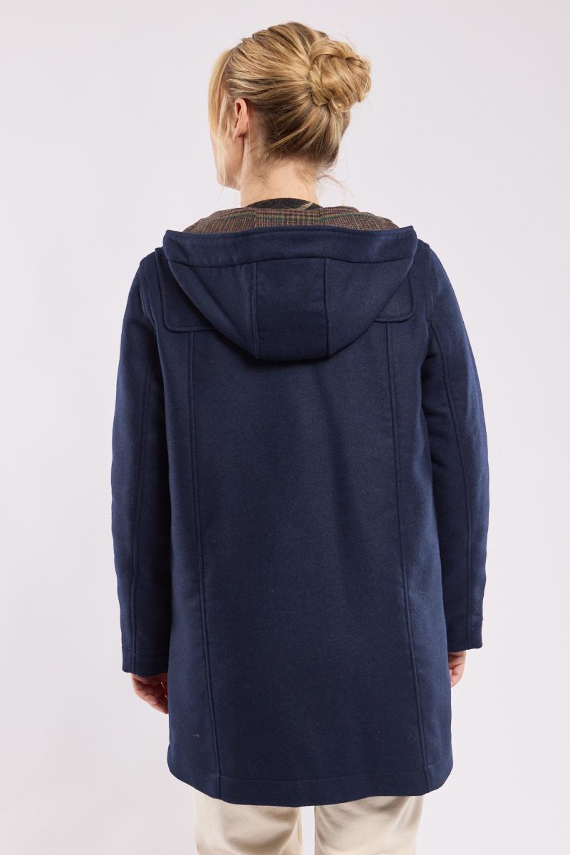 Fleece lined duffle coat top