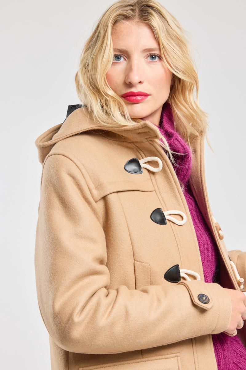 Duffle coat thick wool broadcloth