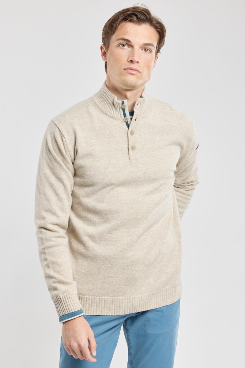 Pull col boutonné 2025