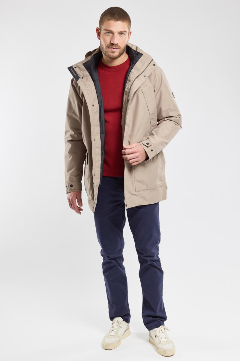 Waterproof breathable parka top