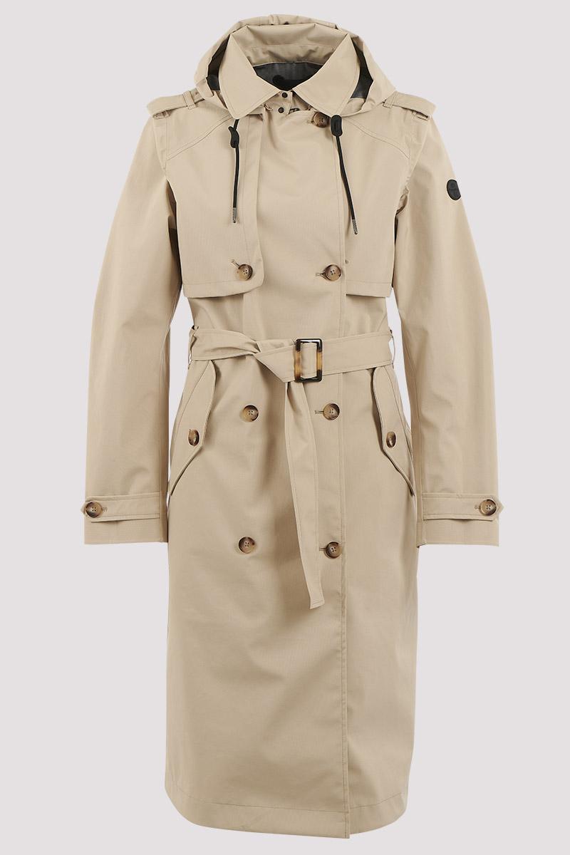 BEAUCE long trench coat recycled polyester