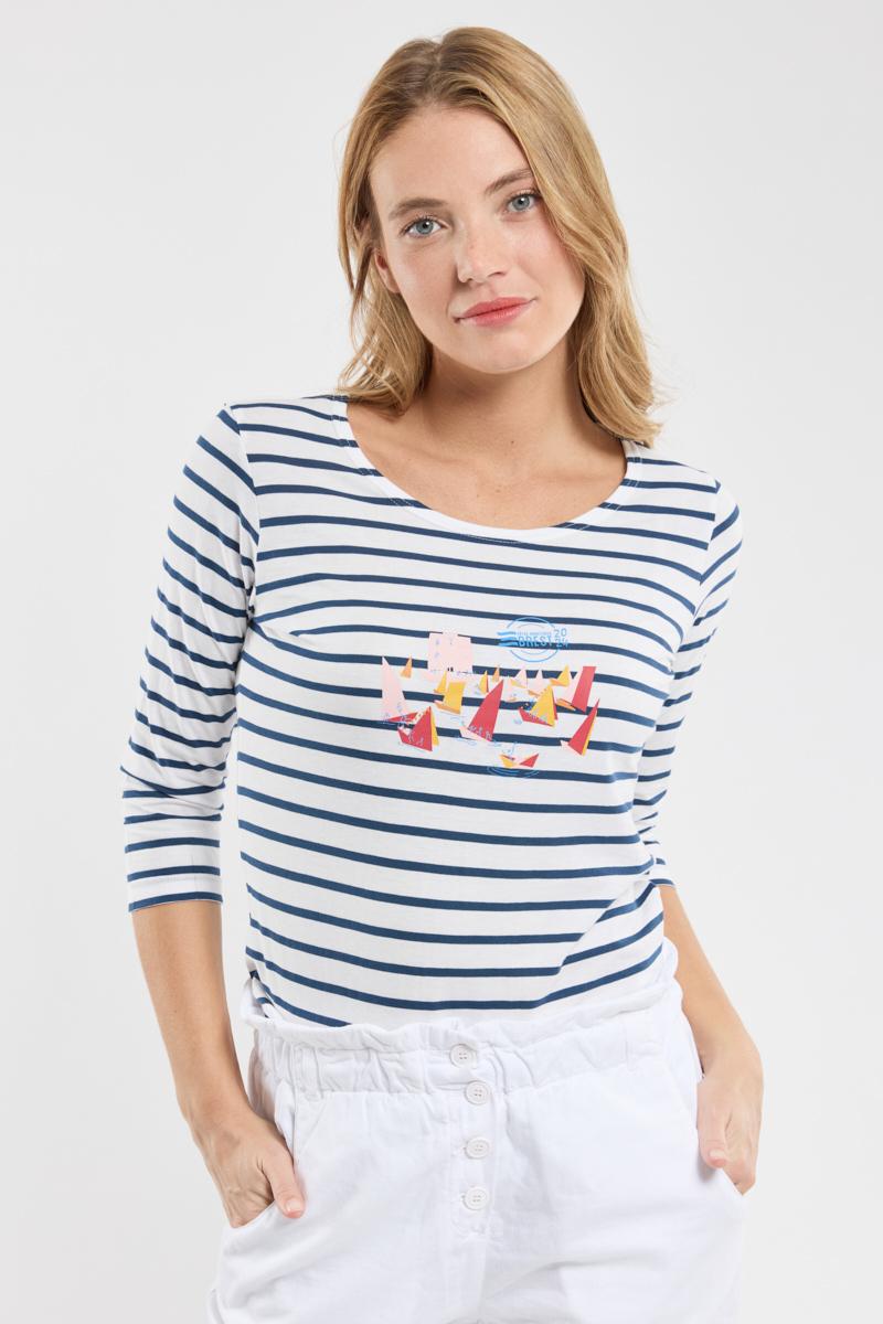 Mariniere serigraphiee Femme