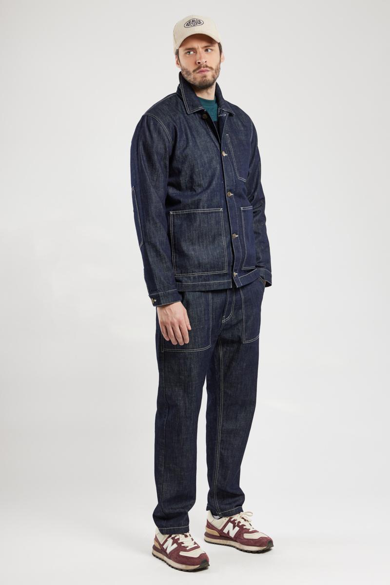 Denim fisherman jacket