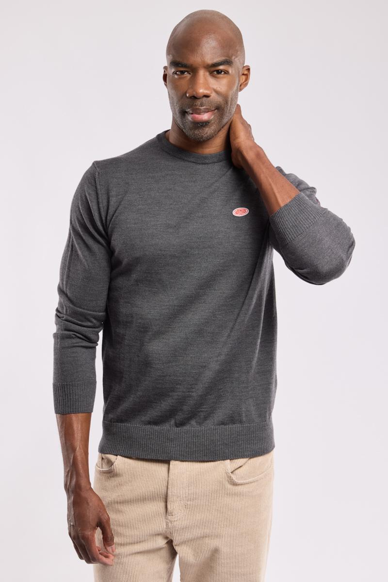 Merino wool round neck jumper hotsell