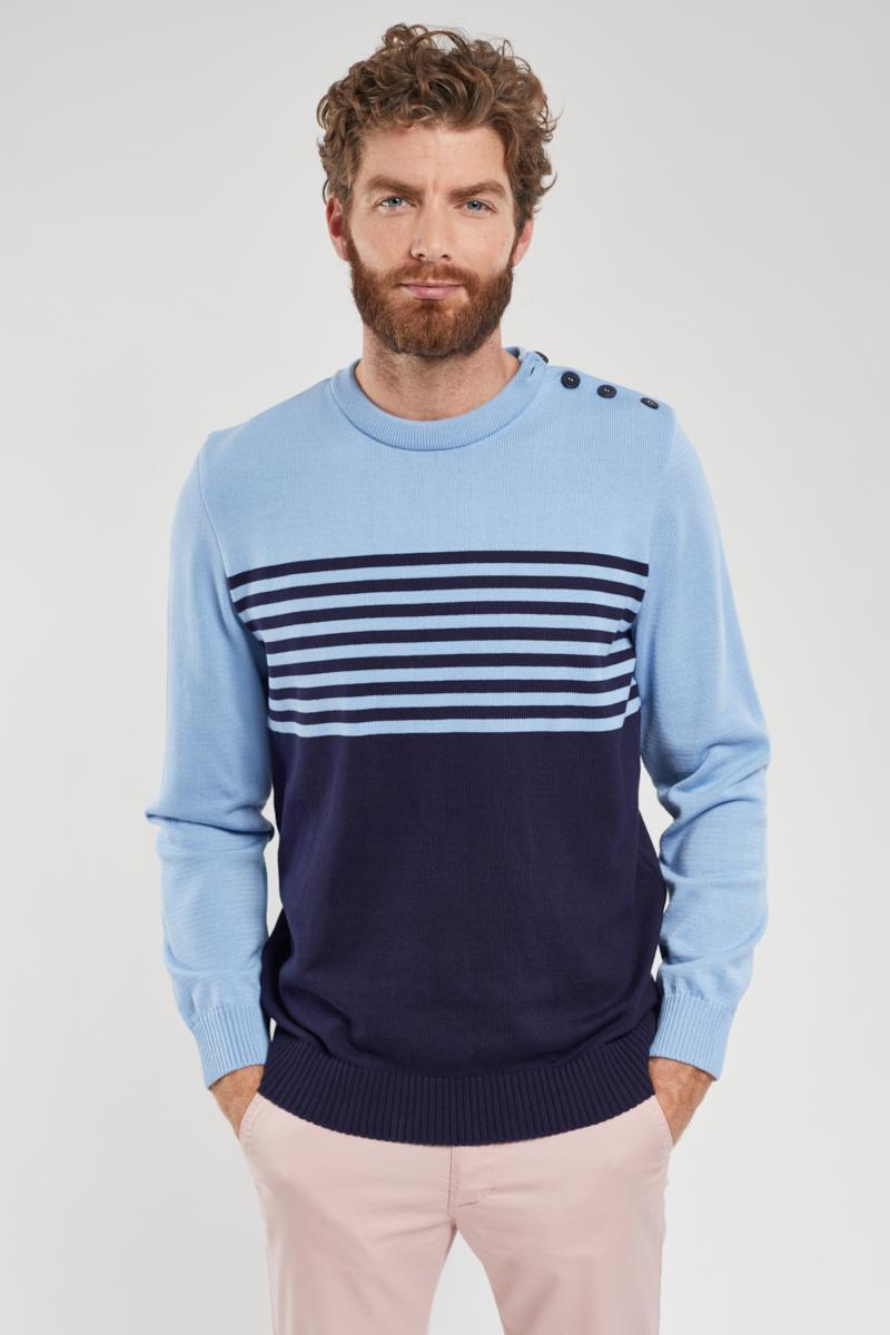 Nautical striped jumper cotton