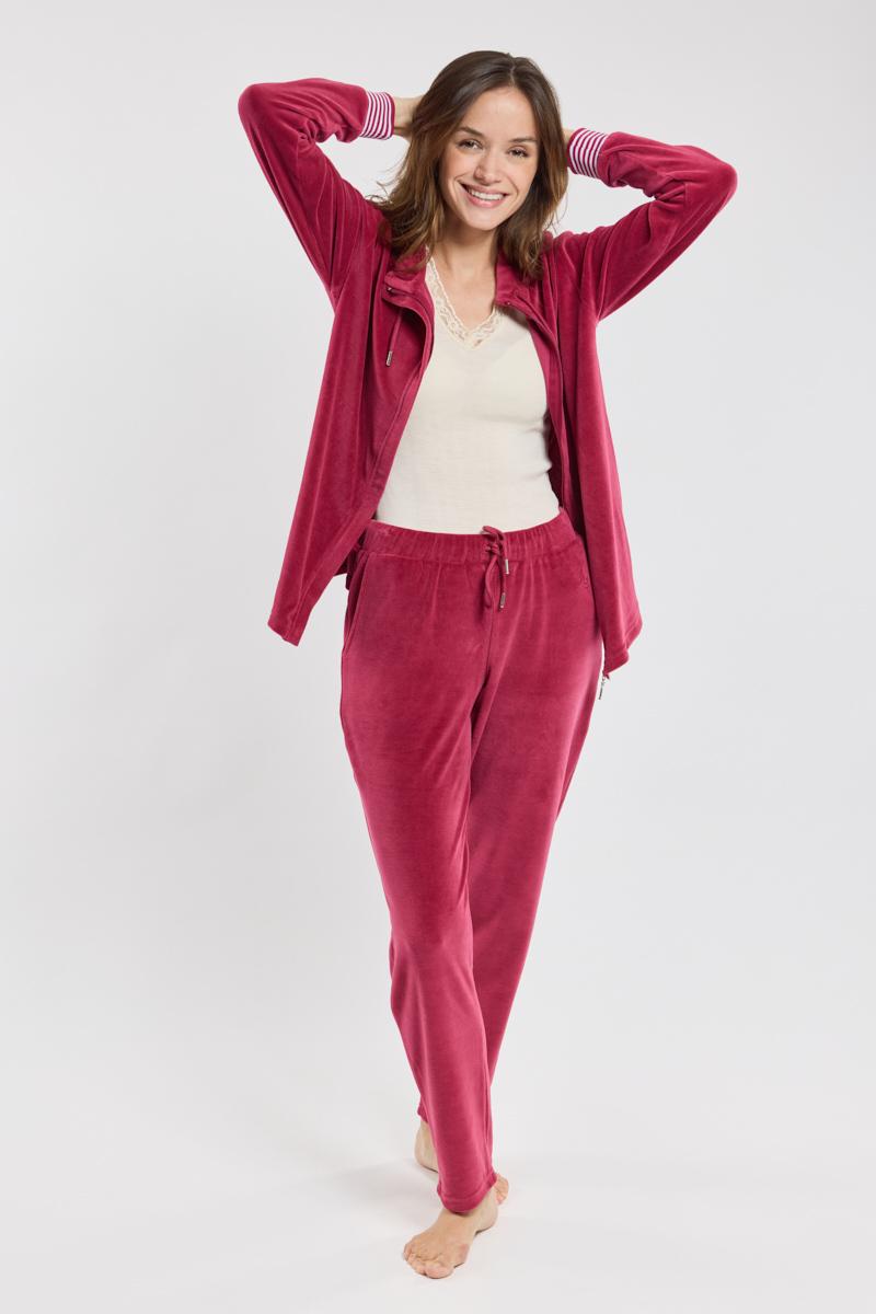 Pantalon homewear velours