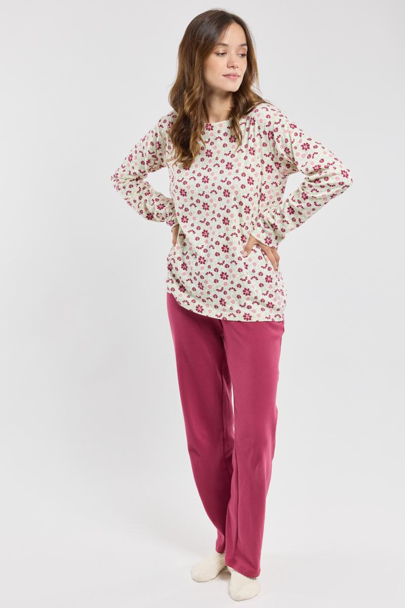 Pyjama fleuri coton