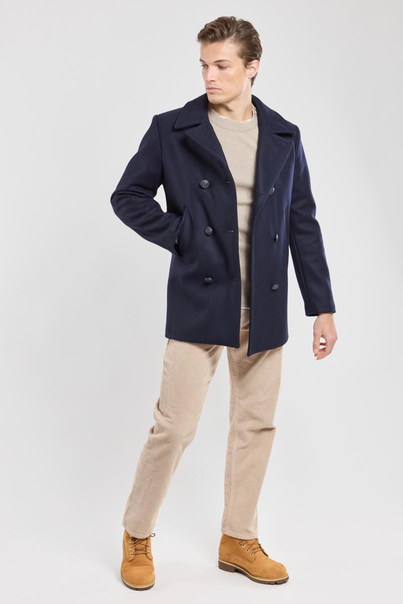 Mens 3xl wool pea coat deals
