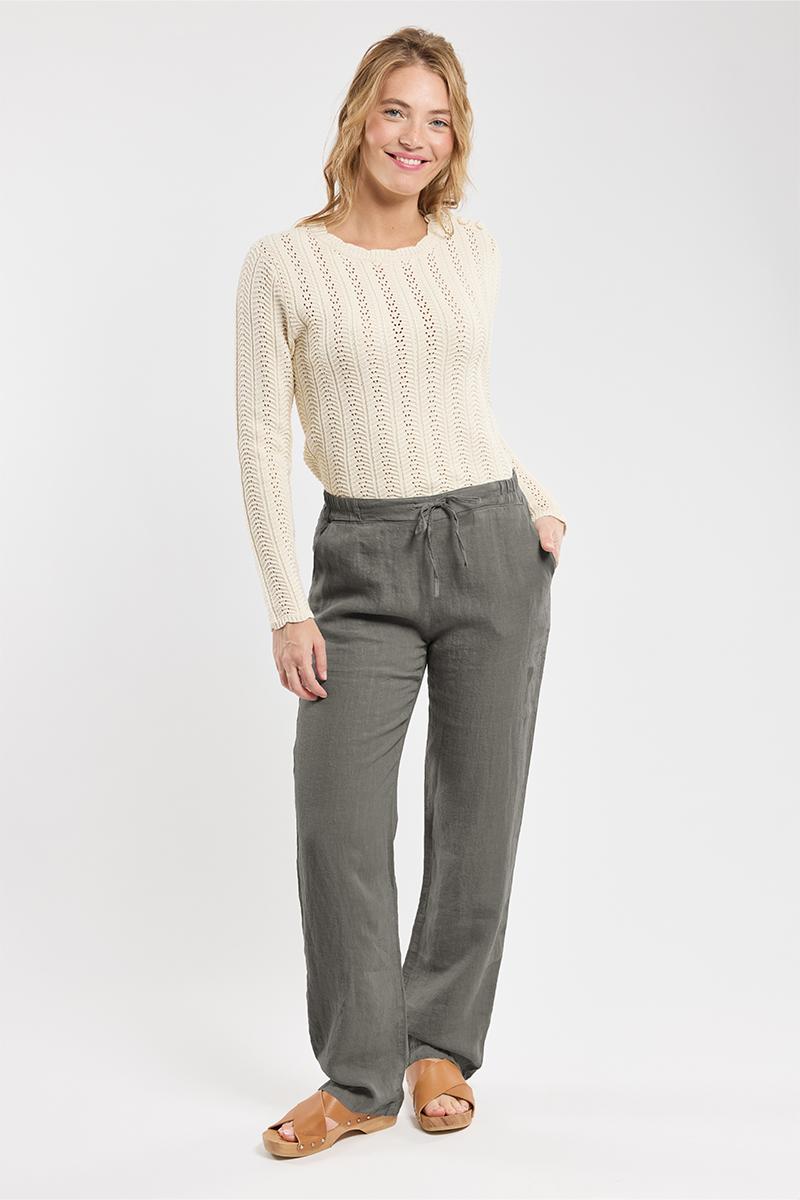 Pantalon taille elastique hot sale