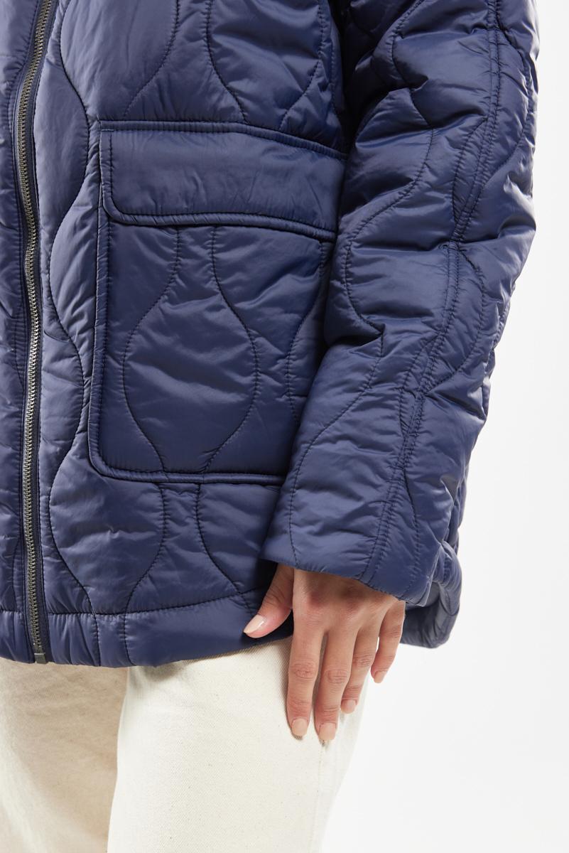 Burberry mens gillington top blue quilted jacket