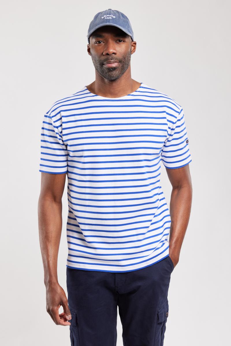 Breton striped shirt interlock cotton