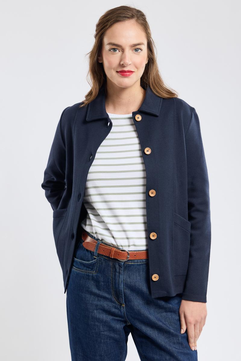 Fisherman's jacket - milano knit
