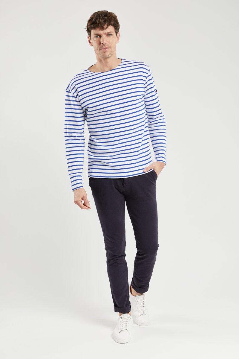 Luison blue with sleeves t-shirt