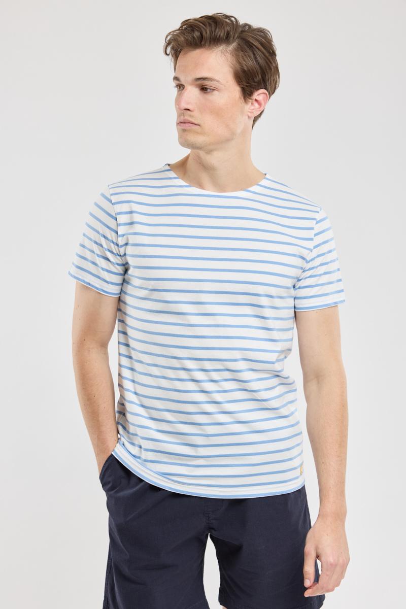 Short-sleeved Breton shirt - lightweight cotton