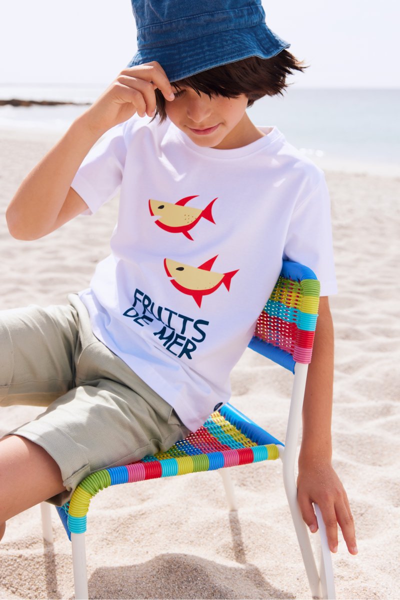 T-shirt  fruits de mer  Kids - coton leger