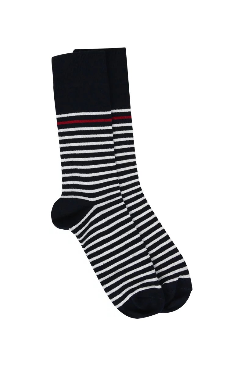 Chaussettes rayees Homme - coton