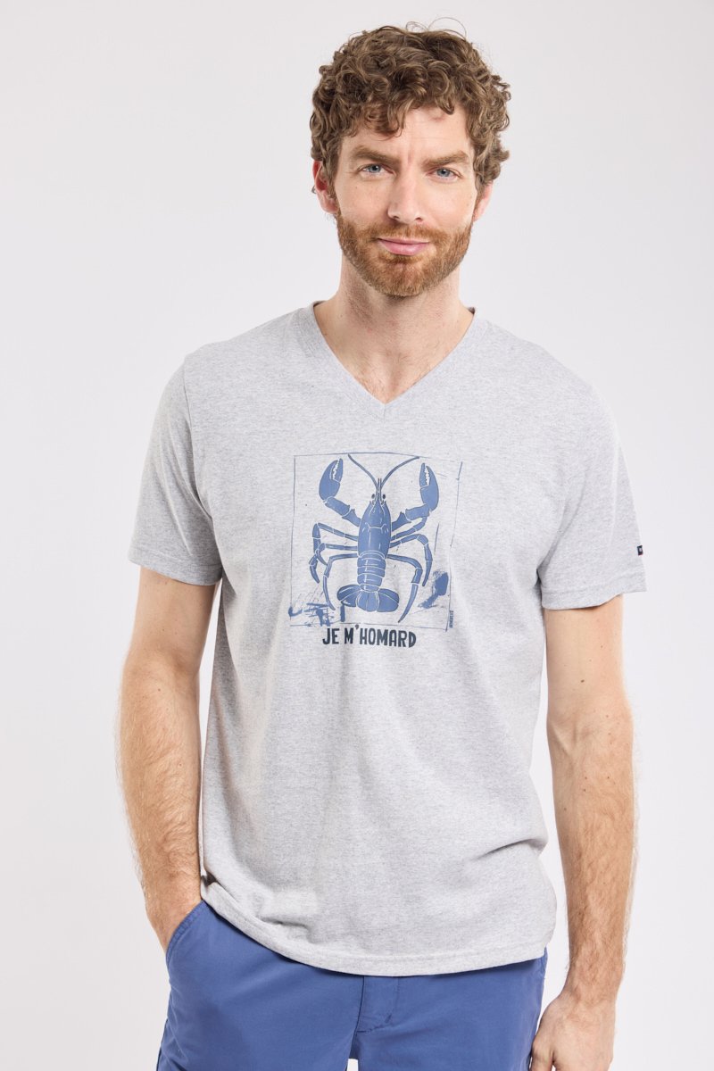 T-shirt  Je m'homard” - coton leger